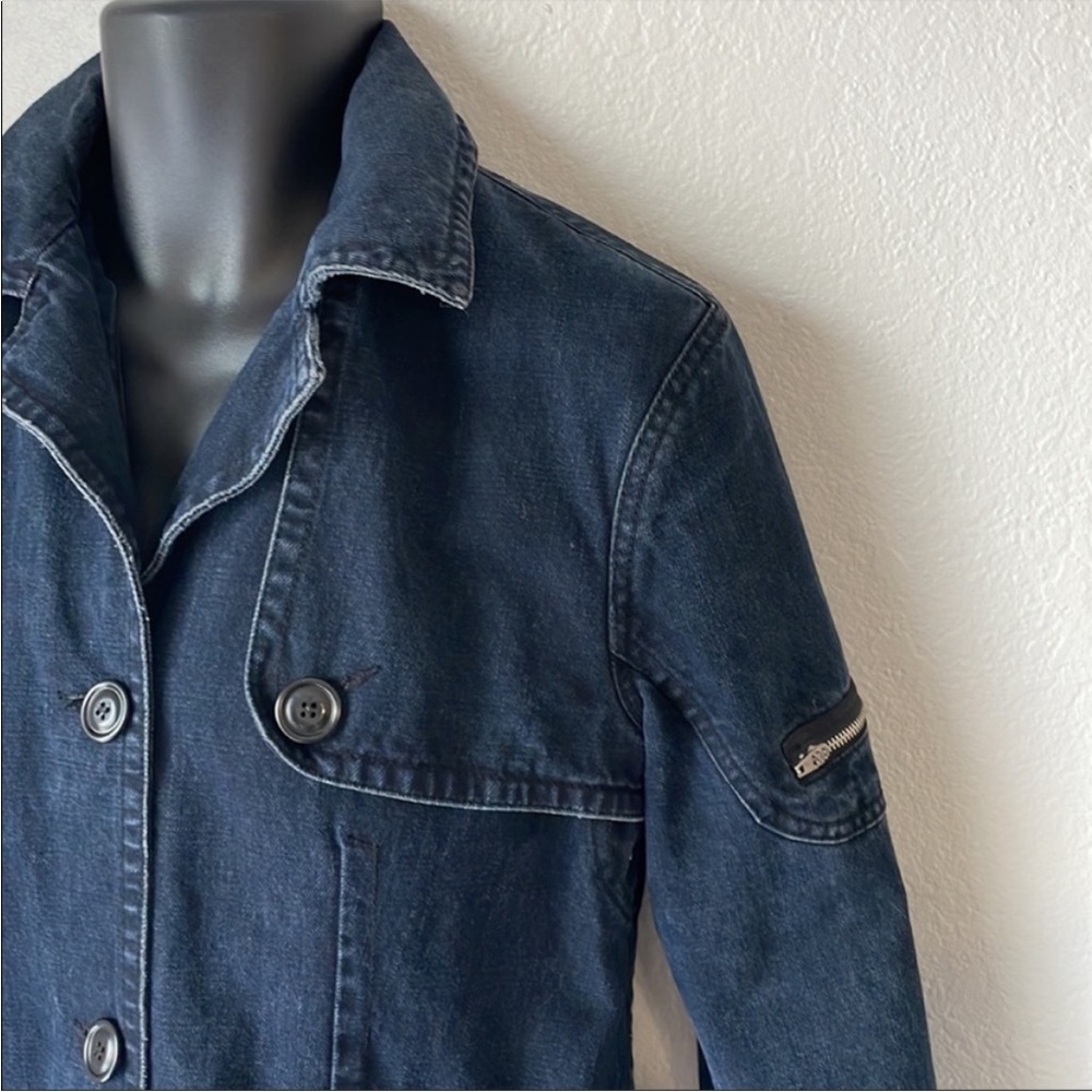 Habitual Denim Trench Jacket - Picture 2 of 8